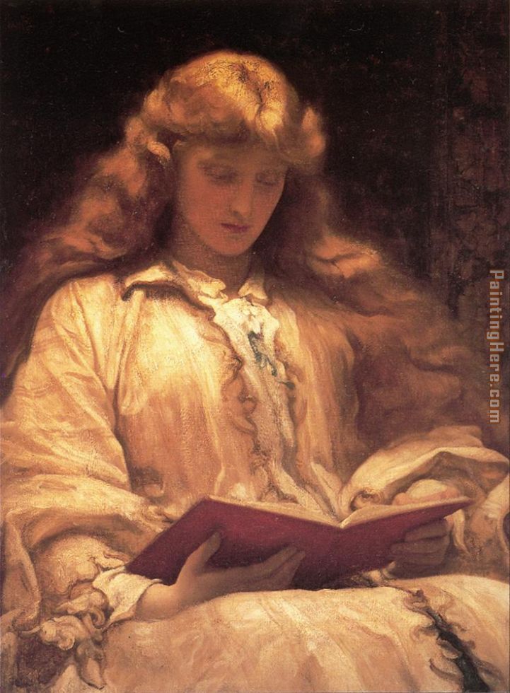 Lord Frederick Leighton The Maid with the Yellow Hair